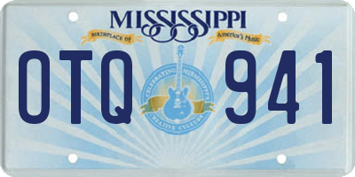 MS license plate OTQ941