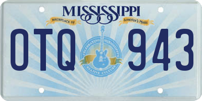 MS license plate OTQ943