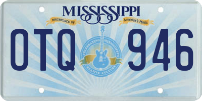 MS license plate OTQ946