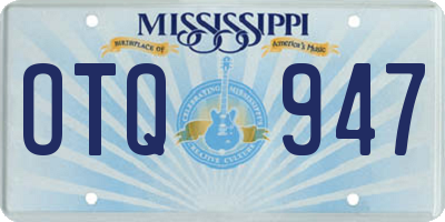 MS license plate OTQ947