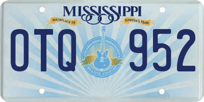 MS license plate OTQ952
