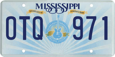 MS license plate OTQ971