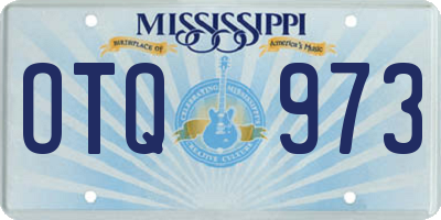 MS license plate OTQ973
