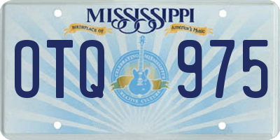 MS license plate OTQ975