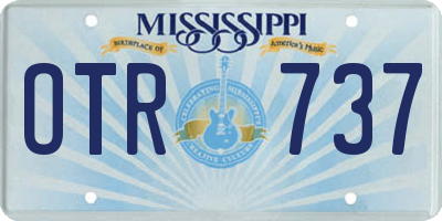 MS license plate OTR737