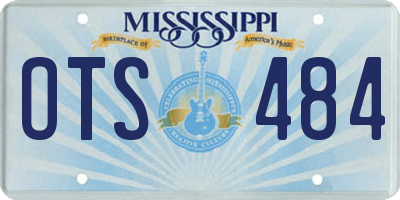 MS license plate OTS484