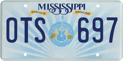 MS license plate OTS697