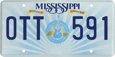 MS license plate OTT591