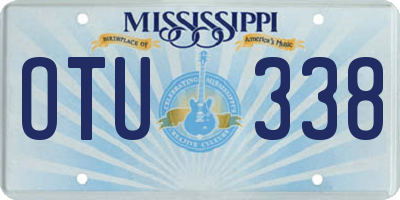 MS license plate OTU338