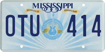 MS license plate OTU414