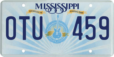 MS license plate OTU459