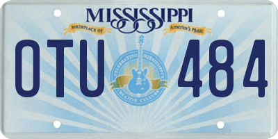 MS license plate OTU484