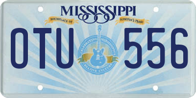 MS license plate OTU556