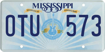 MS license plate OTU573