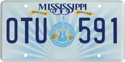 MS license plate OTU591