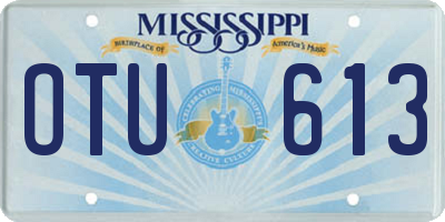 MS license plate OTU613