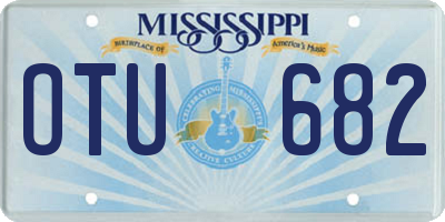 MS license plate OTU682