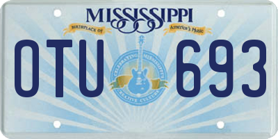 MS license plate OTU693