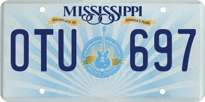 MS license plate OTU697