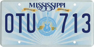 MS license plate OTU713