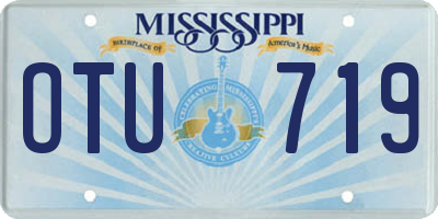 MS license plate OTU719