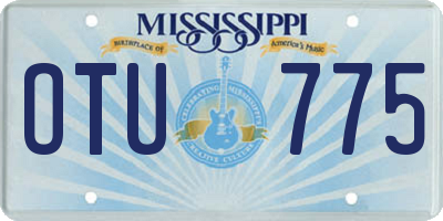 MS license plate OTU775