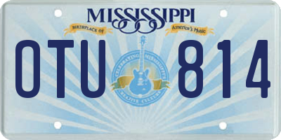 MS license plate OTU814