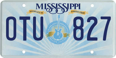 MS license plate OTU827