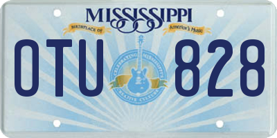 MS license plate OTU828