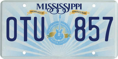 MS license plate OTU857