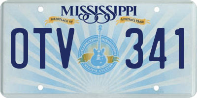 MS license plate OTV341