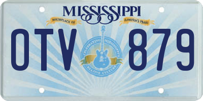 MS license plate OTV879