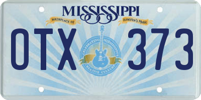 MS license plate OTX373