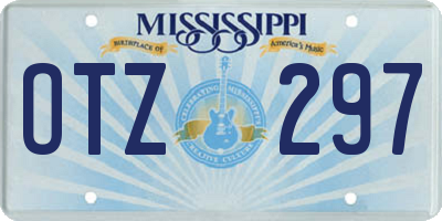 MS license plate OTZ297