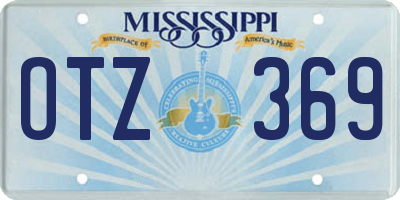 MS license plate OTZ369