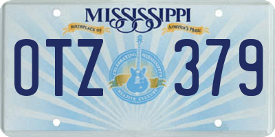 MS license plate OTZ379