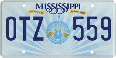 MS license plate OTZ559