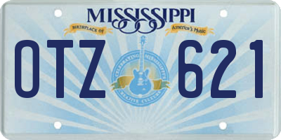MS license plate OTZ621