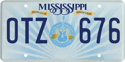 MS license plate OTZ676