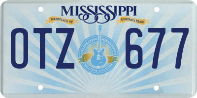 MS license plate OTZ677