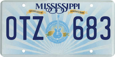 MS license plate OTZ683