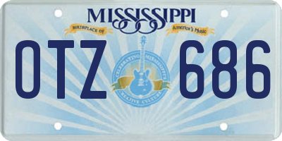 MS license plate OTZ686