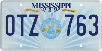 MS license plate OTZ763