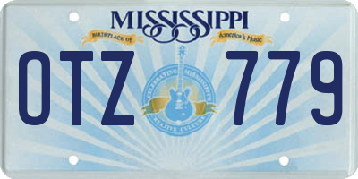 MS license plate OTZ779
