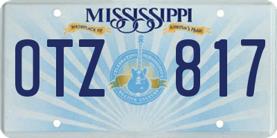 MS license plate OTZ817