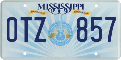 MS license plate OTZ857