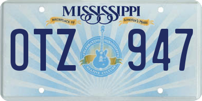 MS license plate OTZ947