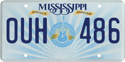 MS license plate OUH486