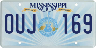 MS license plate OUJ169