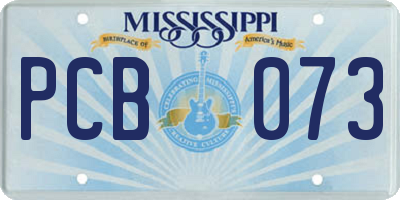MS license plate PCB073